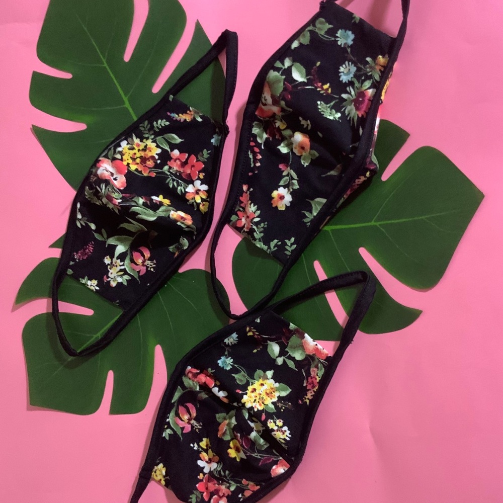 Floral Print Mask